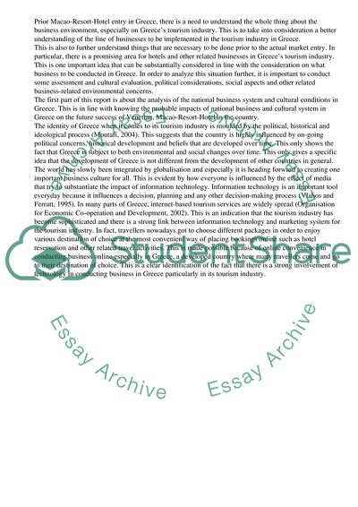 Macao-Resort-Hotel Entry in Greece