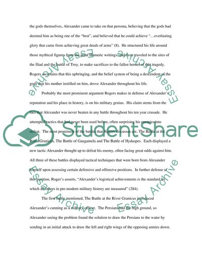 Alexander: The Ambiguity of Greatness