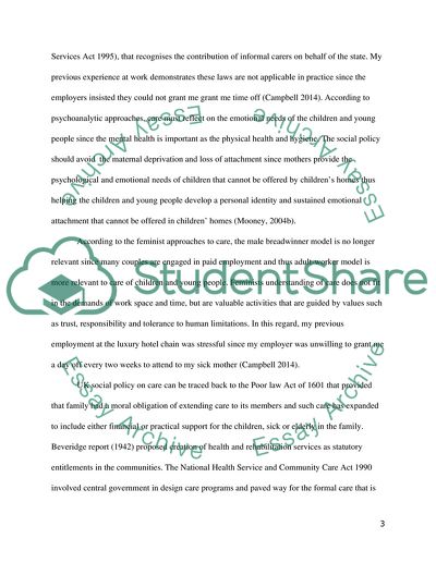 How Personal Lives Are Constructed by Social Policy