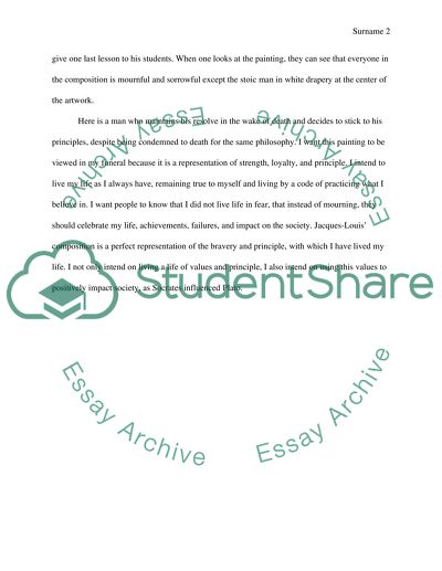 The Death of Socrates by Jacques-Louis David