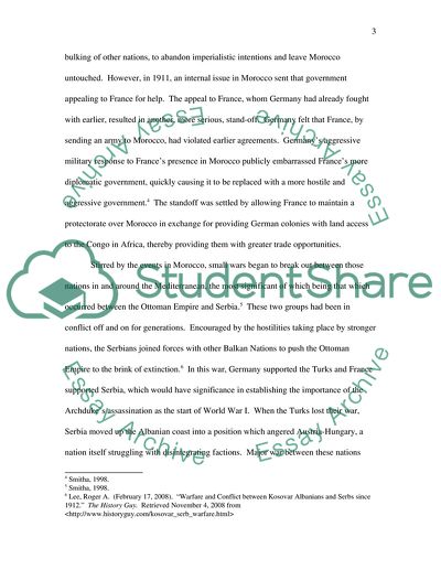 Cause of the First World War