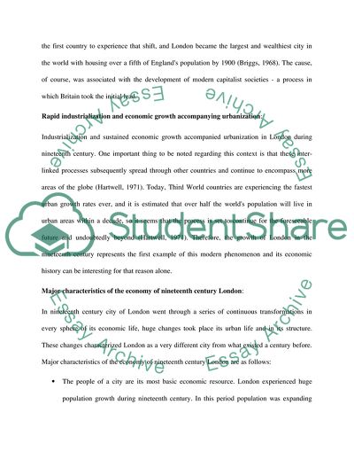 In Economic History of London