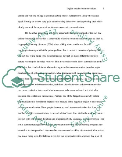 Is Online Community Interaction Liberating or Oppressive