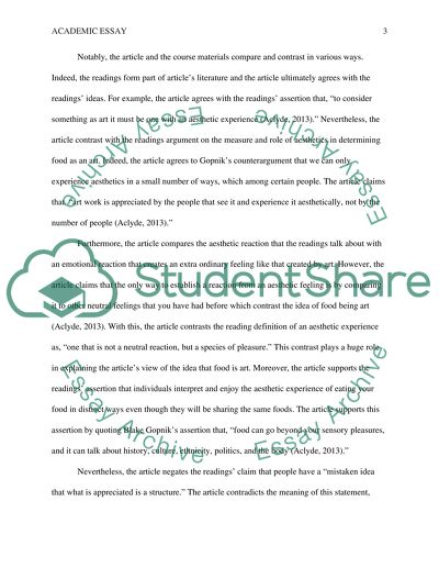 Elizabeth Telfers Food as Art and The Big Debate: Can Food Be Serious Art by Blake Gopnik