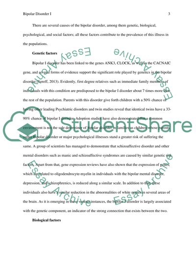 Bipolar Disorder I: Causes and Treatment