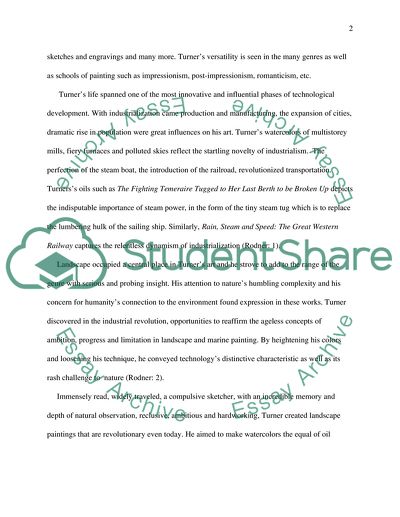 Landscape Artist Joseph Mallord William Turner