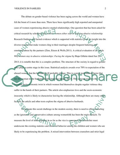 Violence in Families