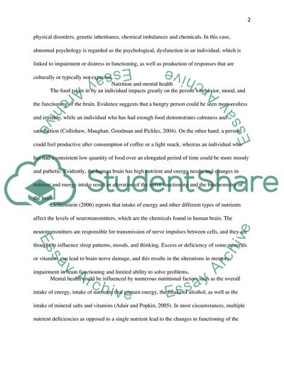 Abnormal Psychology that Involves Studying Mental Disorders