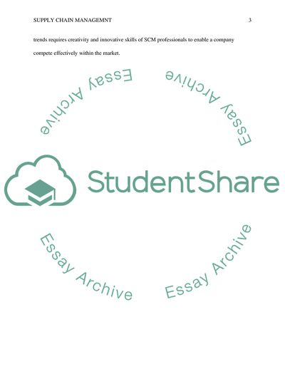 Supply Chain Management