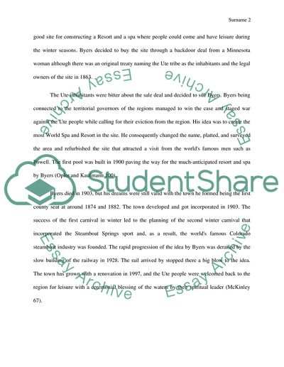 Sulphur Hot Spring in Colorado