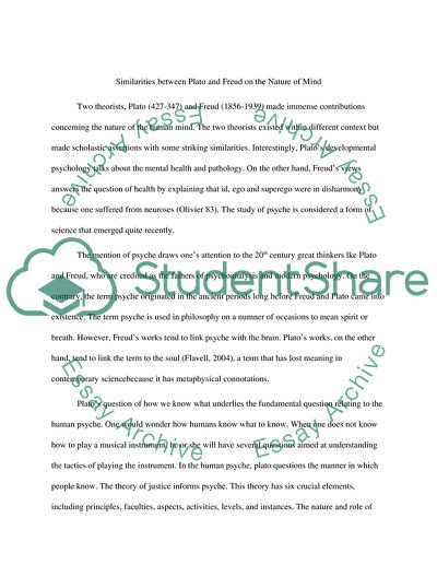 Plato, Freud and the Question of Nature of Mind