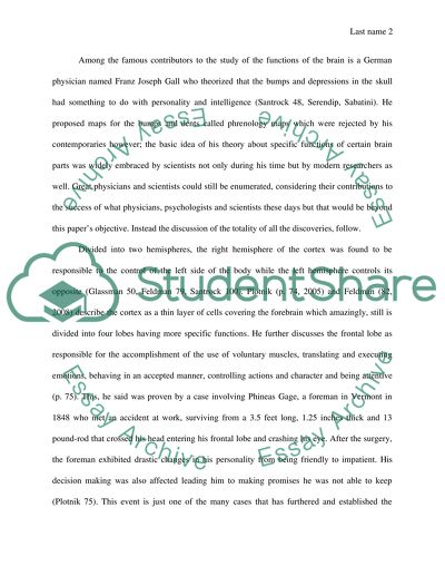 What Is Meant by Localisation of Function in the Brain