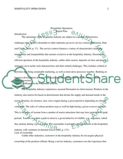 Hospitality Operations