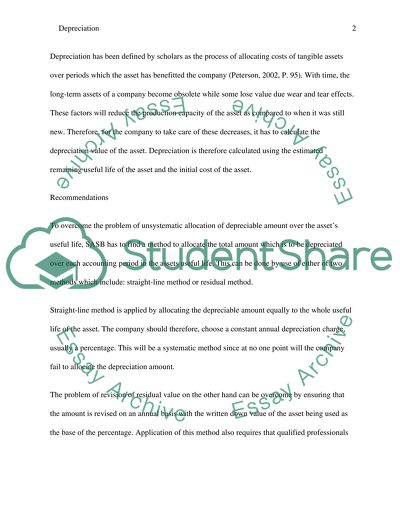 Allocating Costs of Tangible Assets