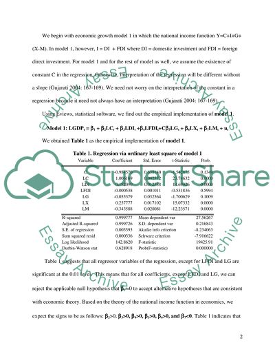 Economic Growth of the United Kingdom Since 1970