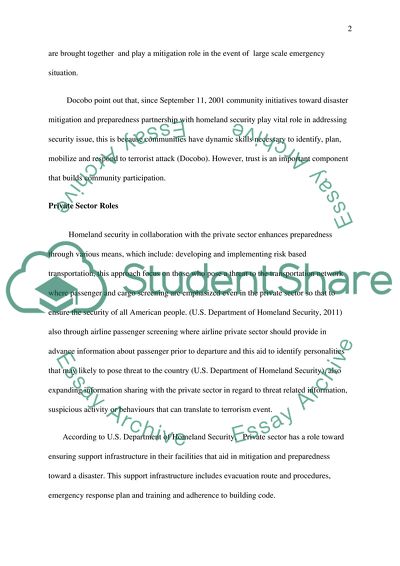 Securing the Nation from Terrorism Threat