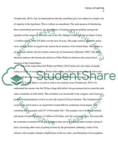 A Long-Term Financial Commitment of the US