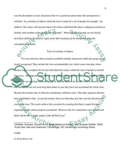 Tests of Certainty of Objects