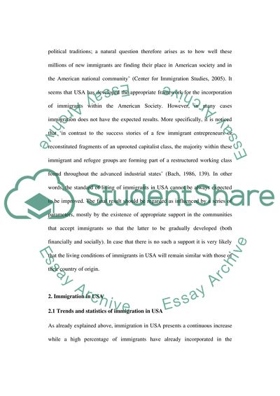 Current Immigration Situation in the United States