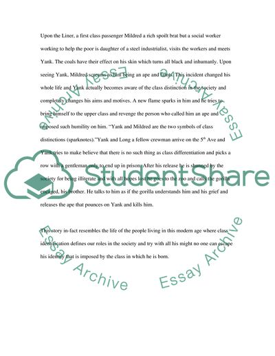 Yank in the Hairy Ape