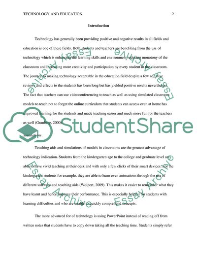 Technology and Education