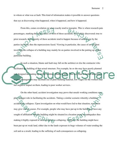 Accident Investigation