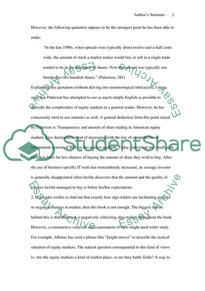 The Rise of A.I. Trading Machines and the Looming Threat to Wall Street