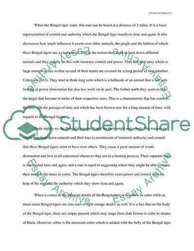 The Future of Bengal Tigers