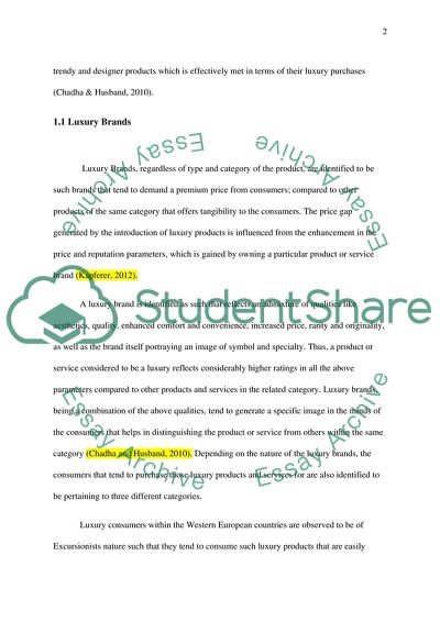 Consumers Buying Behavior of Thai People