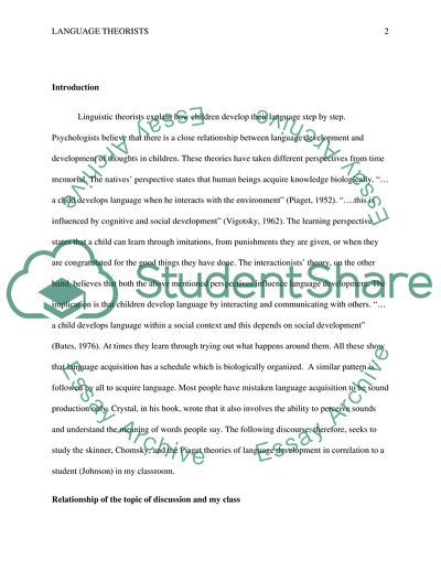 Language Acquisition