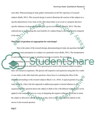 Approaches of Different Research Methods