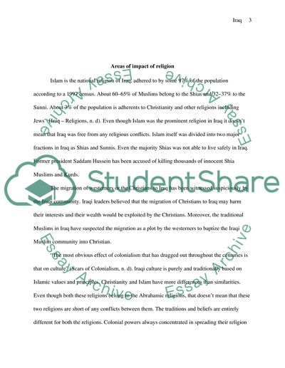 Iraq - Global Issues