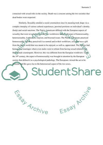 Multicultural Sexualities in American History