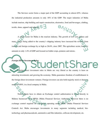 Doing Business in Malta