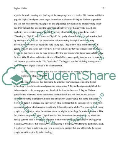 Notion of Digital Natives