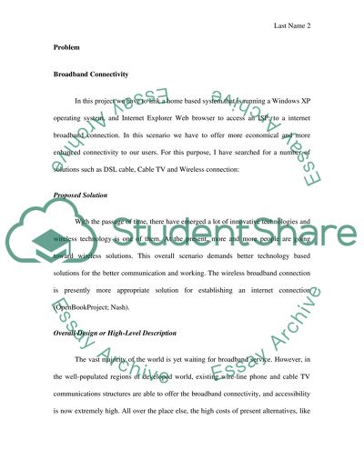 Setting up Connection at Home