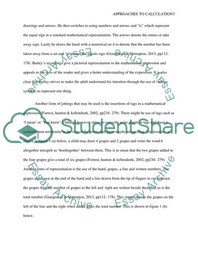 Approaches to calculation