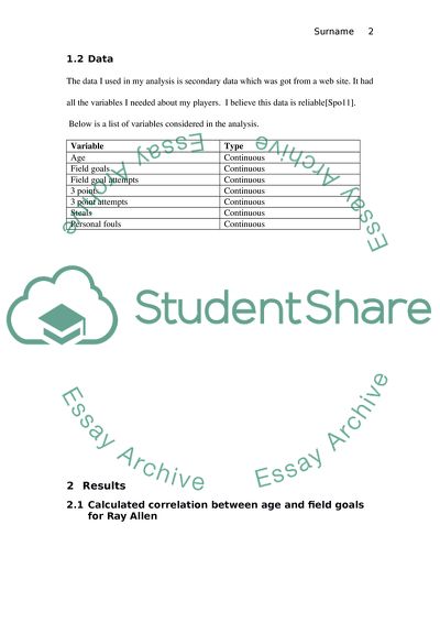 Influence of Age on the Manner of Playing Basketball