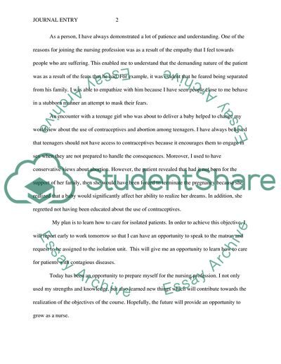 Preparing Myself for the Nursing Profession