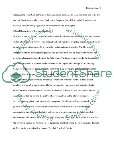 Ethical Code of Conduct