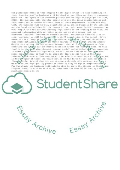 RP 3.2 Online Ethical Business project