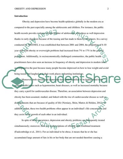 Obesity and Depression