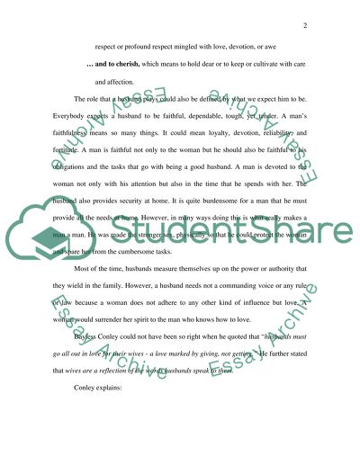 Husband, Lover and Friend