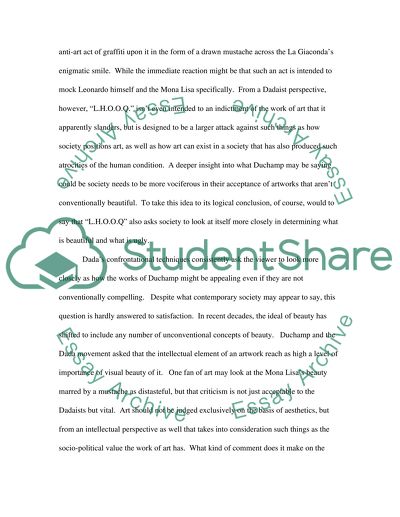 Marcel Duchamp and Dada