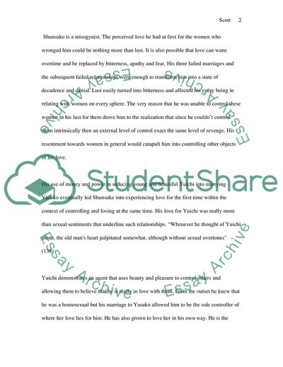 Is there love without control