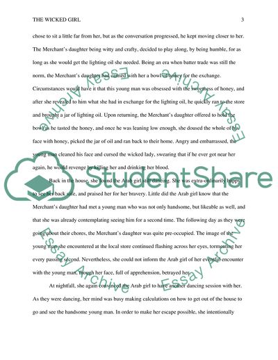 The Wicked Girl in the Middle East