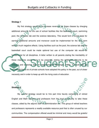 Problems In Financing Education