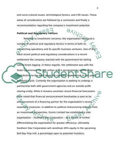 Investment Report: Gunns Limited (GNS)