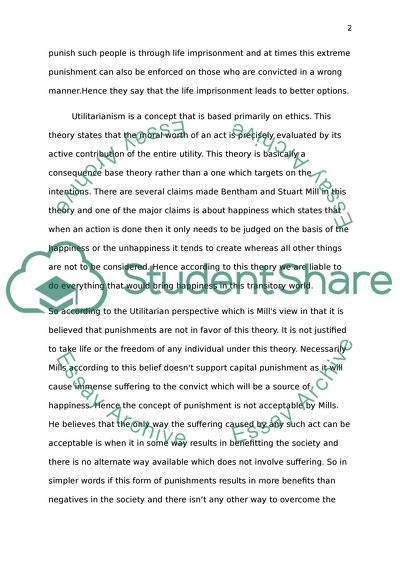 The Theories Advanced by Mill and Kant by Applying Them to a Specific Situation