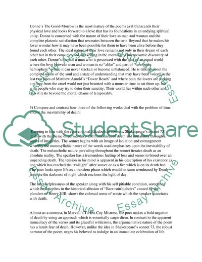 Compare and contrast how relationships between men and women